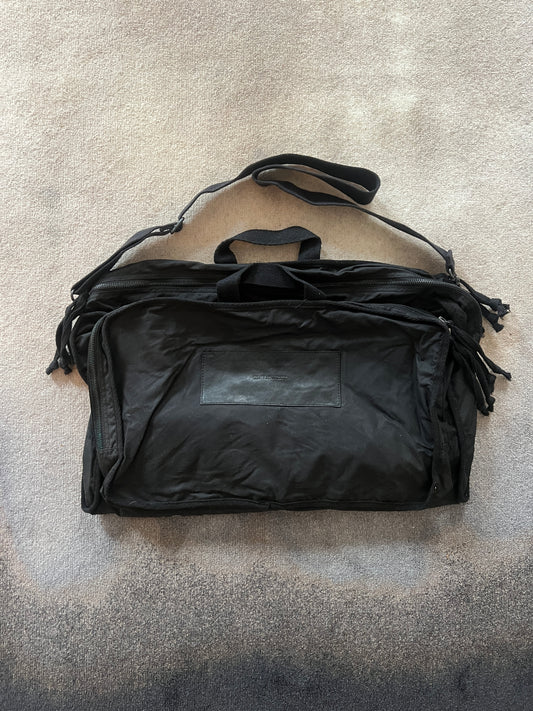 STÆRK ARCHIVE |
LA MAÎTRESSE THE ZIPPER WEEKENDER / BLACK OILSKIN & LEATHER / LIMITED EDITION