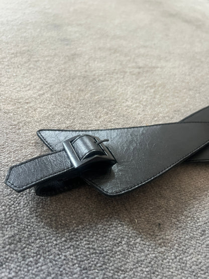 LA MAÎTRESSE CROSS BELT / BLACK LEATHER / LIMITED EDITION