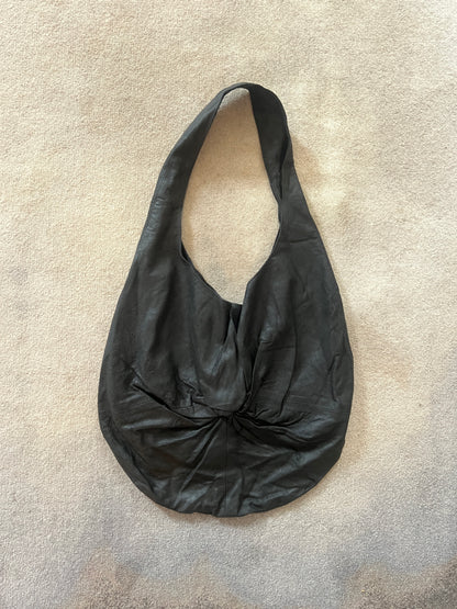 LA MAÎTRESSE SHOULDER KNOT BAG / BLACK LEATHER / LIMITED EDITION