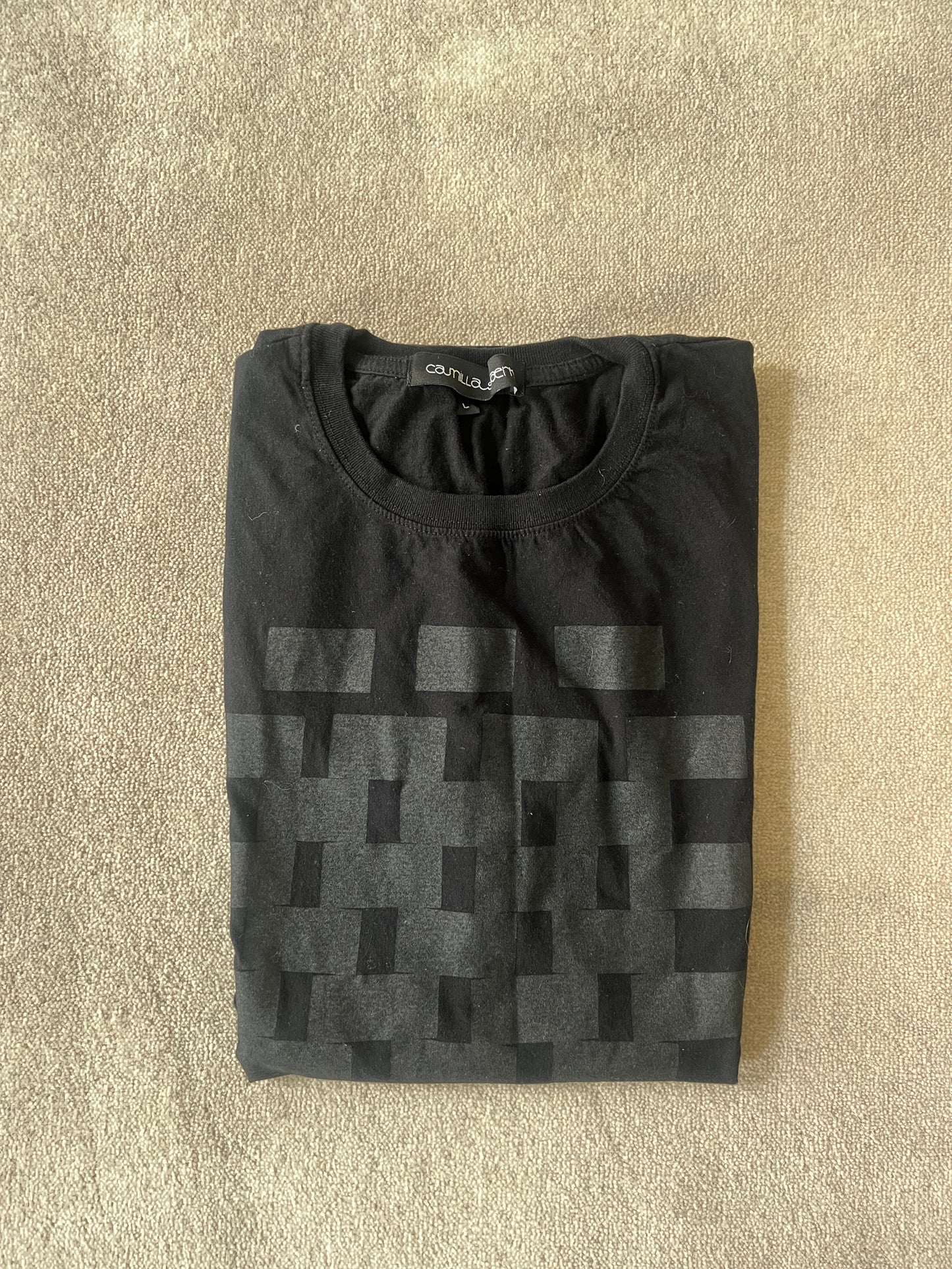 EILEEN GRAY PRINT TEE / BLACK PANTHER INTARSIA / LIMITED EDITION