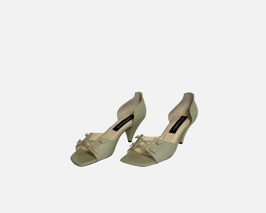 STÆRK ARCHIVE | THE EILEEN GRAY KNOT STRING SLIDE / PALE MINT