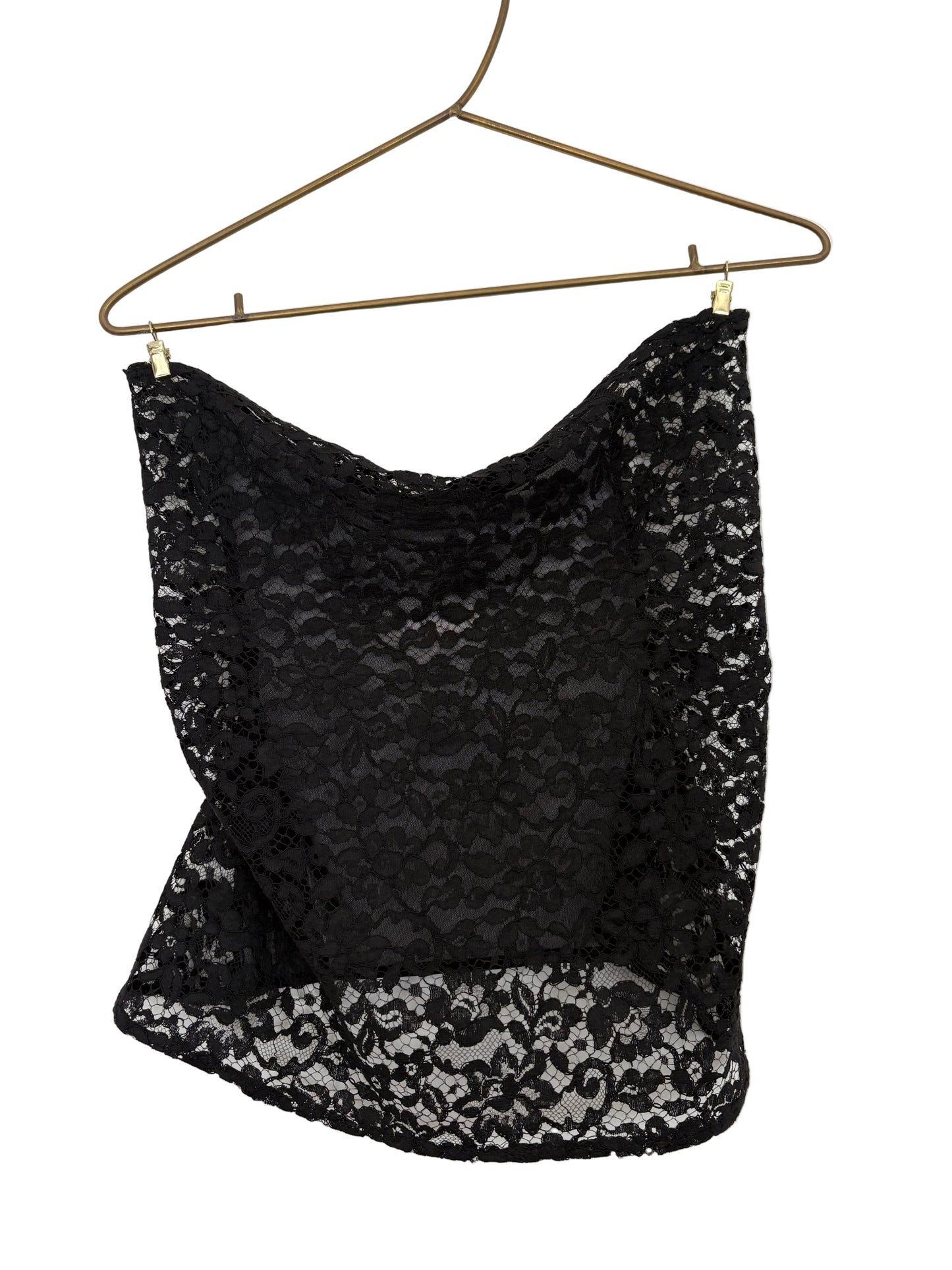 STÆRK ARCHIVE | THE DANCER LACE BANDEAU TOP / BLACK / LIMITED EDITION
