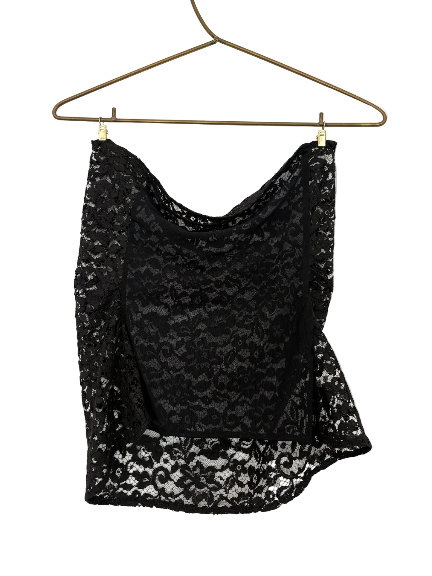 STÆRK ARCHIVE | THE DANCER LACE BANDEAU TOP / BLACK / LIMITED EDITION