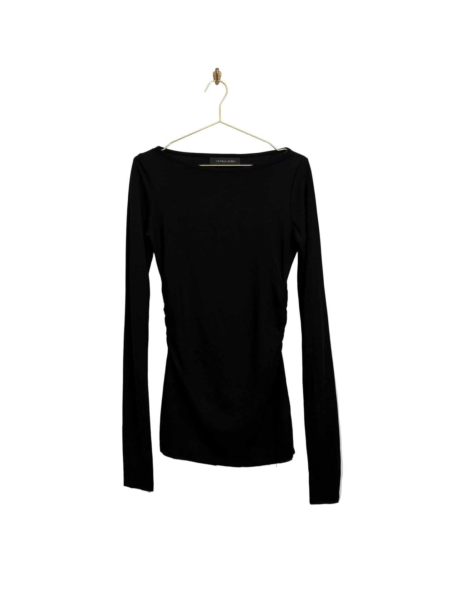 STÆRK ARCHIVE | SIGNATURE RUCHED TEE DRESS / BLACK / LIMITED EDITION