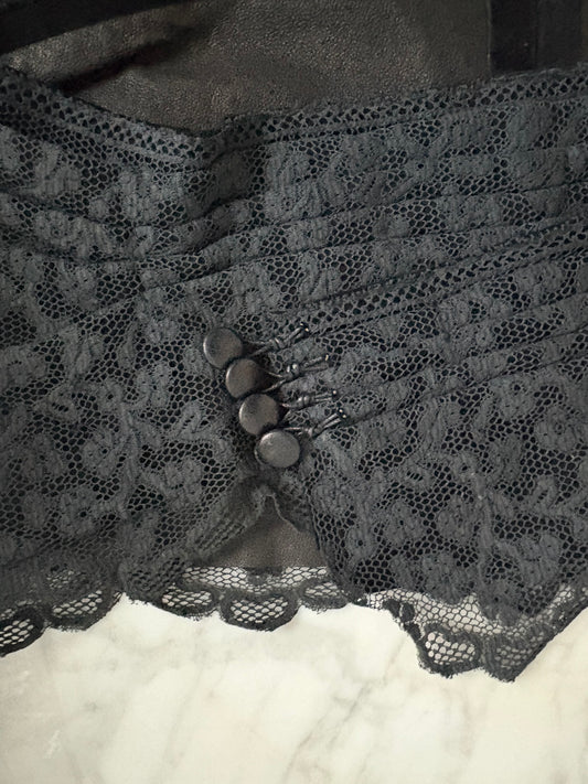 STÆRK ARCHIVE | PICK UP MY PIECES BELT / BLACK LACE / LIMITED EDITION