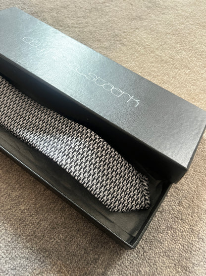 THE PANTHER TIE / SILVER W/ BLACK / LIMITED EDITION