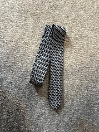 THE PANTHER TIE / SILVER W/ BLACK / LIMITED EDITION