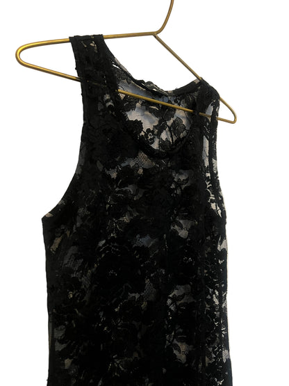 STÆRK ARCHIVE | 
THE DANCER LACE TANK TOP / BLACK / LIMITED EDITION