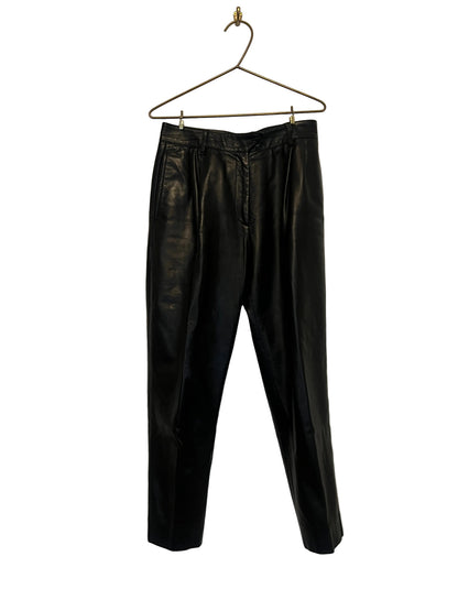 STÆRK ARCHIVE | 
THE MANHATTAN LEATHER PANTS / BLACK / LIMITED EDITION