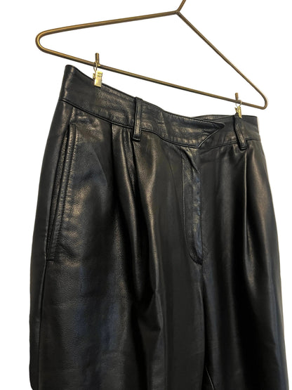 STÆRK ARCHIVE | 
THE MANHATTAN LEATHER PANTS / BLACK / LIMITED EDITION