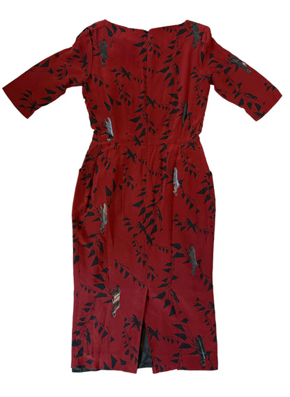 STÆRK ARCHIVE | 
LA MAÎTRESSE PANTHER DRESS / RED & BLACK / LIMITED EDITION