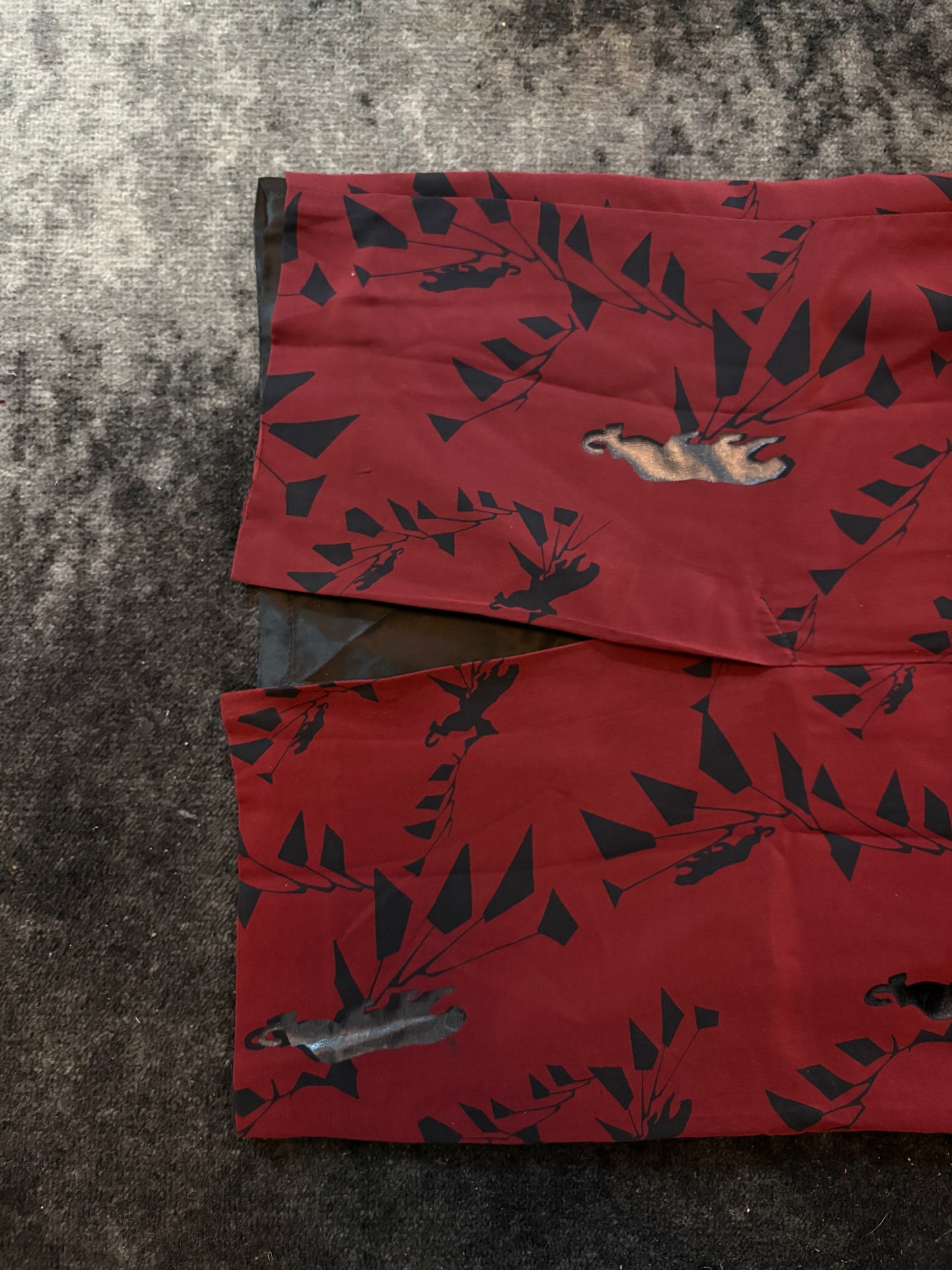 STÆRK ARCHIVE | 
LA MAÎTRESSE PANTHER DRESS / RED & BLACK / LIMITED EDITION