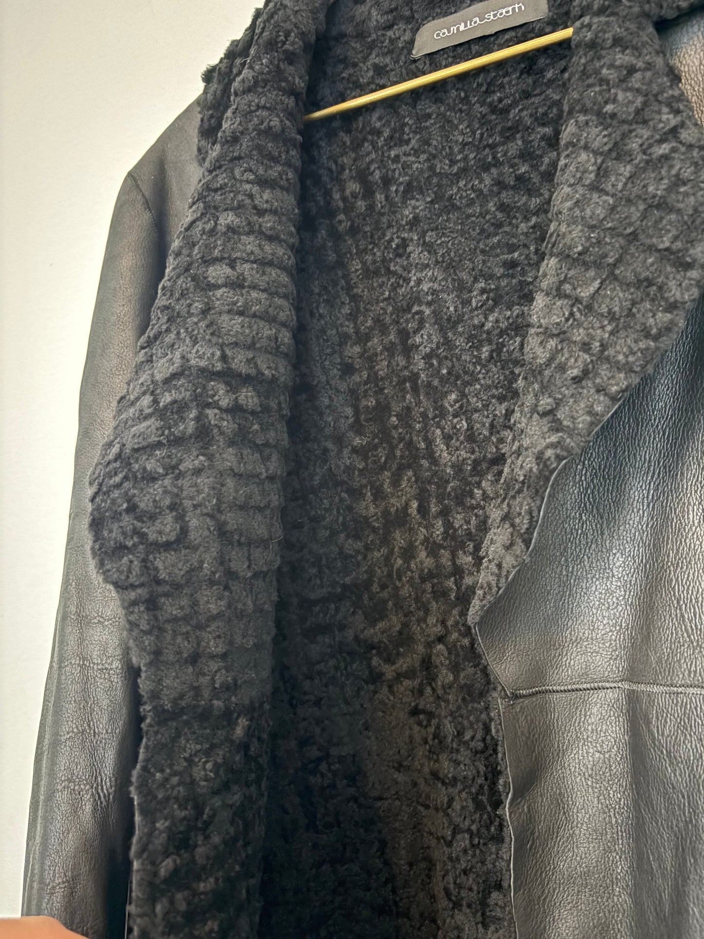 STÆRK ARCHIVE | 
THE CAVALIÉR SHEARLING BLAZER / ALL BLACK VERSION / LIMITED EDITION