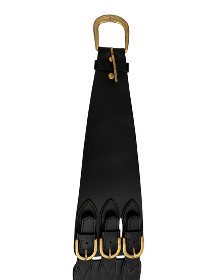 STÆRK ARCHIVE | 
THE DANCER BELT / BLACK LEATHER / LIMITED EDITION