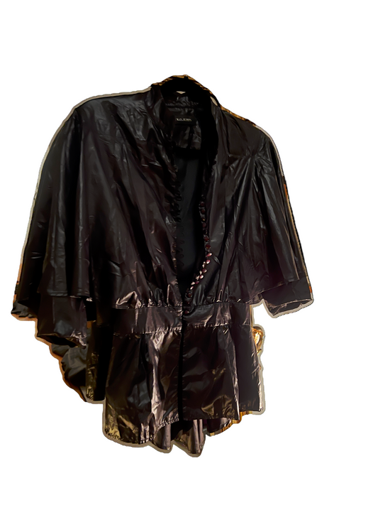 Black STÆRK blouse on a white background