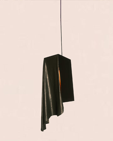 THE LEATHER DRAPE PENDANT