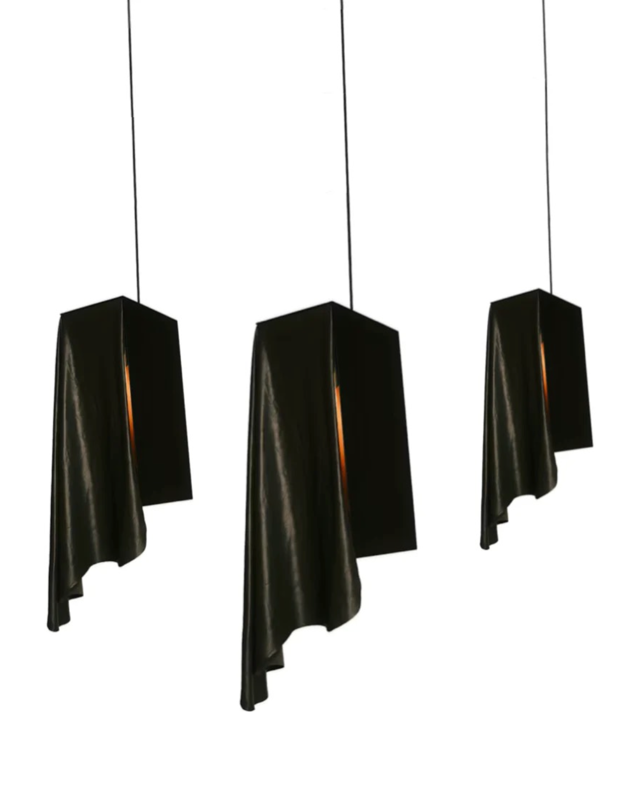 THE LEATHER DRAPE PENDANT