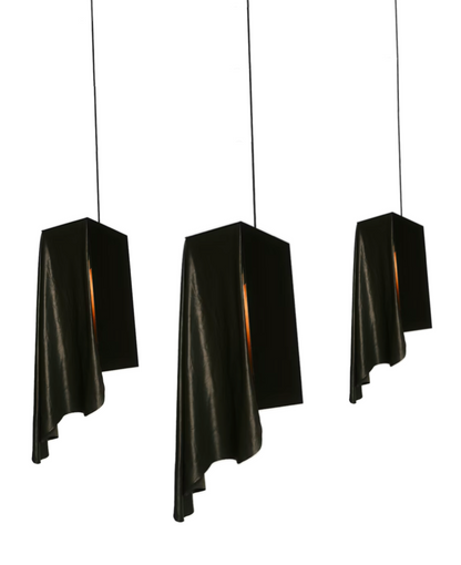 THE LEATHER DRAPE PENDANT