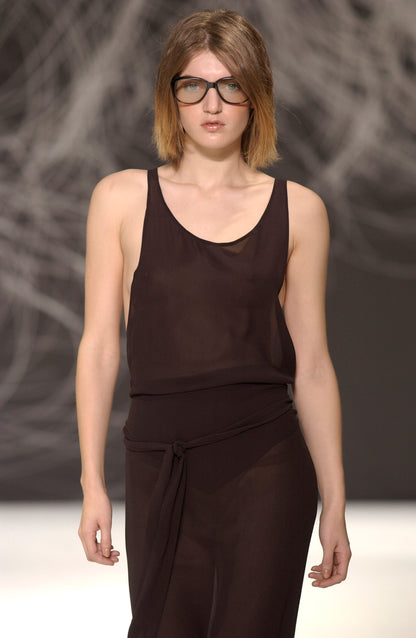 STÆRK ARCHIVE | THE WILD SWANS KNOT BACK DRESS / LIGHT TAUPE / LIMITED EDITION (Copy)
