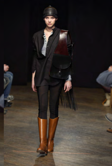 STÆRK ARCHIVE | 
CAVALIÉR BLACK BUCKLE RIDING BOOT / COGNAC