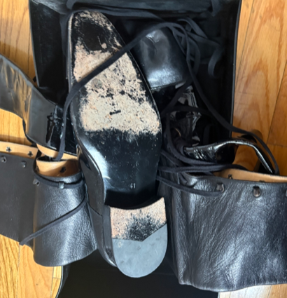 STÆRK ARCHIVE | LA MAÎTRESSE OXFORD LACE-UP BOOT / BLACK & BROWN