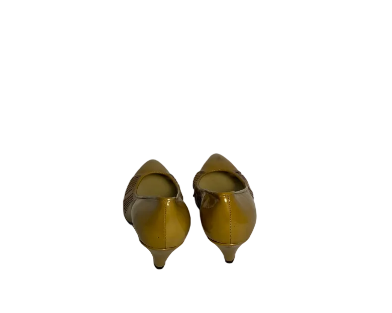 STÆRK ARCHIVE | THE WILD SWANS CUTOUT HEEL / LACQUER TAN