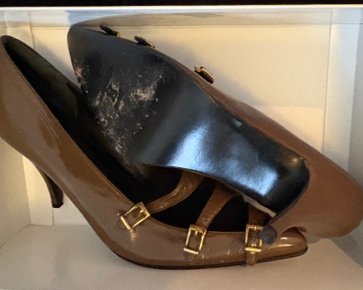STÆRK ARCHIVE | THE DANCER BUCKLE PUMP / MAUVE & BLUE