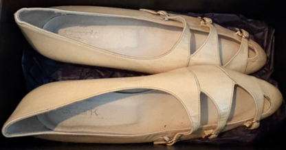 STÆRK ARCHIVE | WALK WITH ME BUCKLE BALLERINA / BUTTER & WHITE