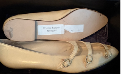 STÆRK ARCHIVE | WALK WITH ME BUCKLE BALLERINA / BUTTER & WHITE