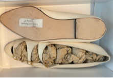 STÆRK ARCHIVE | WALK WITH ME BUCKLE BALLERINA / BUTTER & WHITE