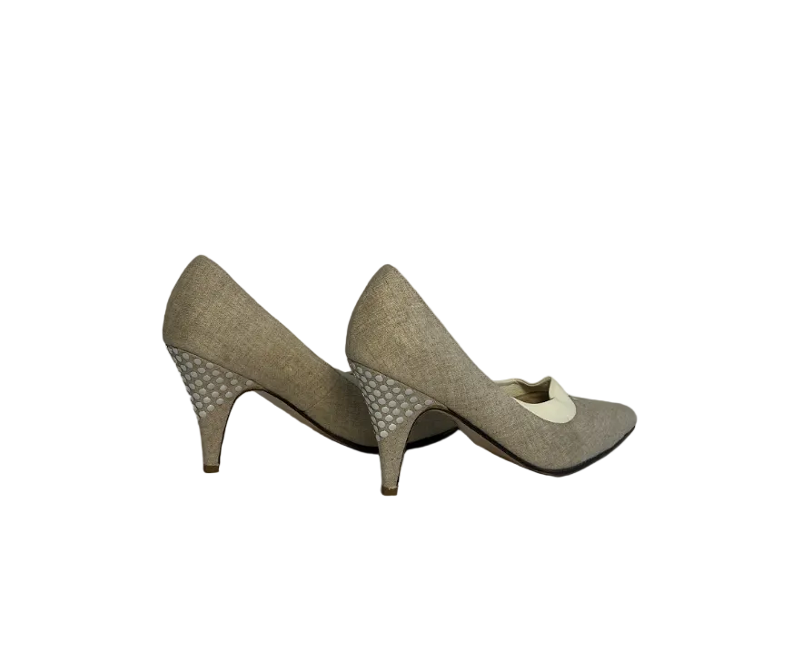 STÆRK ARCHIVE | THE STORYTELLER BLIXEN PUMP / CANVAS & LEATHER