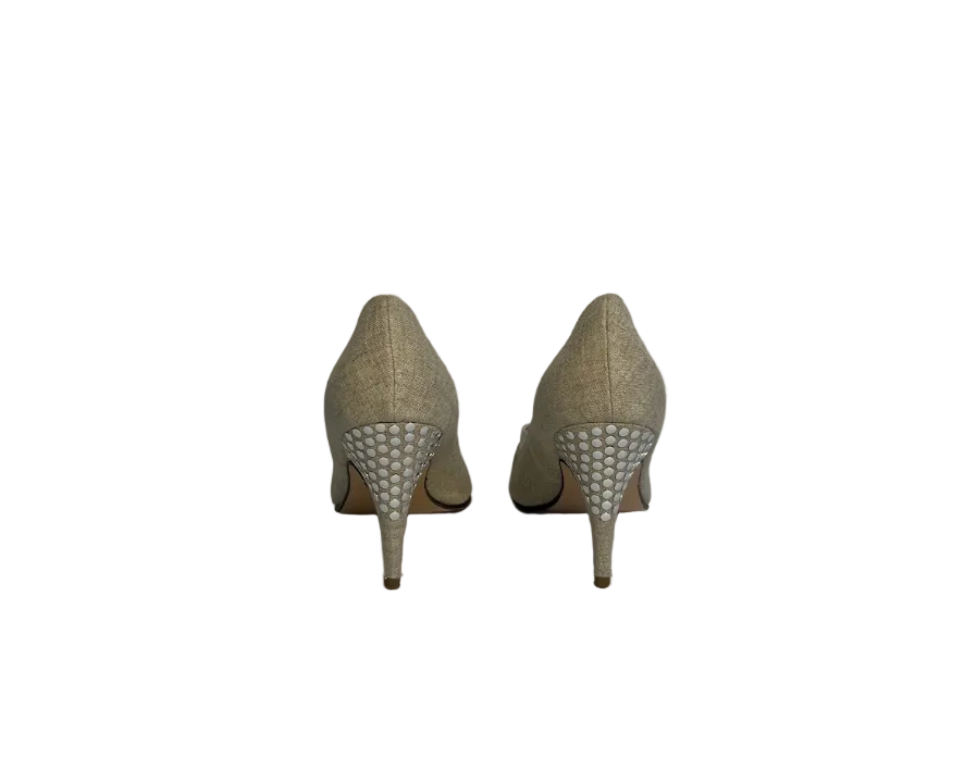 STÆRK ARCHIVE | THE STORYTELLER BLIXEN PUMP / CANVAS & LEATHER