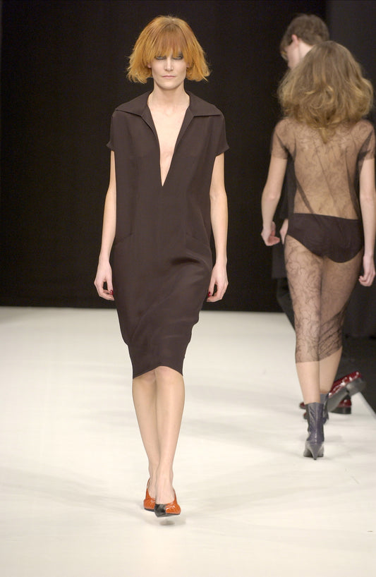 LA MAÎTRESSE DRESS / BLUE PANTHER PRINT / ONE-OFF