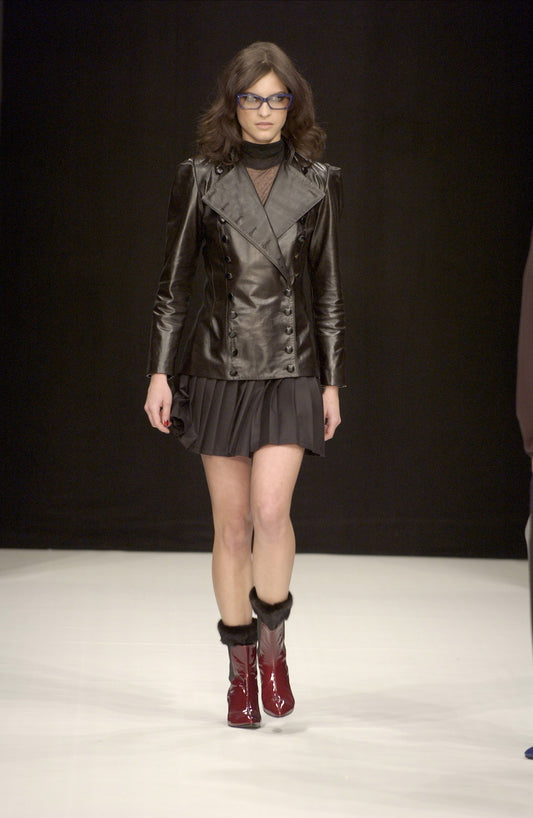 STÆRK ARCHIVE | 
LA MAÎTRESSE BLAZER / BLACK LEATHER / LIMITED EDITION