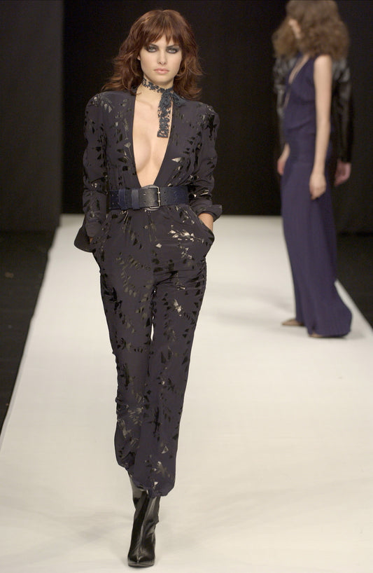 LA MAÎTRESSE JUMPSUIT / BLUE PANTHER PRINT / LIMITED EDITION